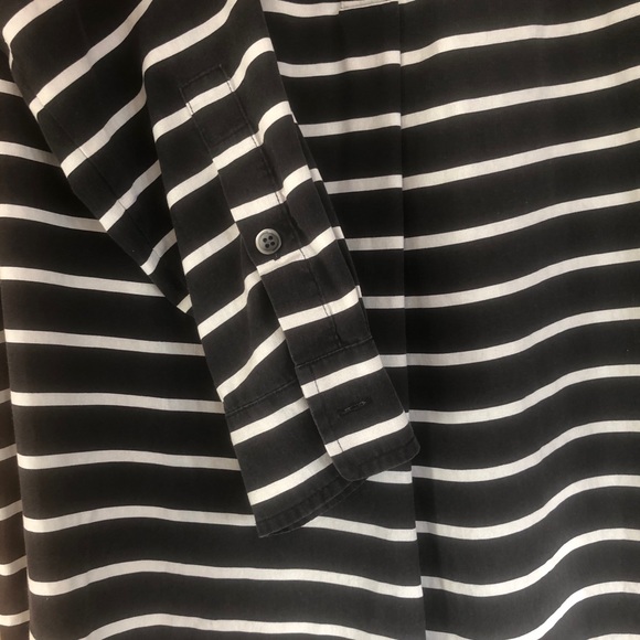 MADEWELL Lightweight Striped Tunic, Black & White, M - Picture 4 of 8